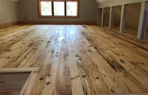 sàn nhà bằng pallet gỗ